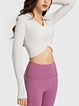 slim fit long sleeve polo